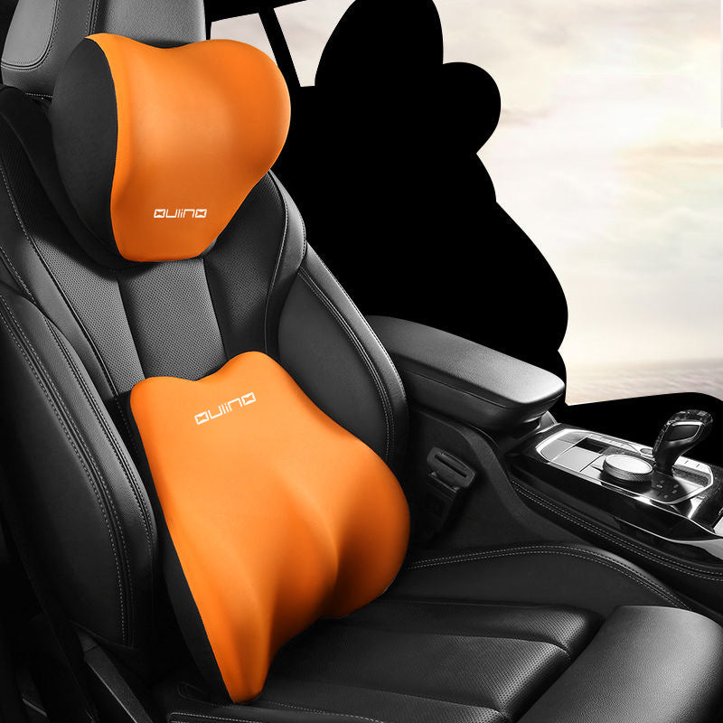 Car Neck Pillow & Lumbar Support Set