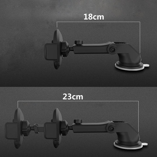 Telescopic Dashboard Phone Mount – Suction Cup