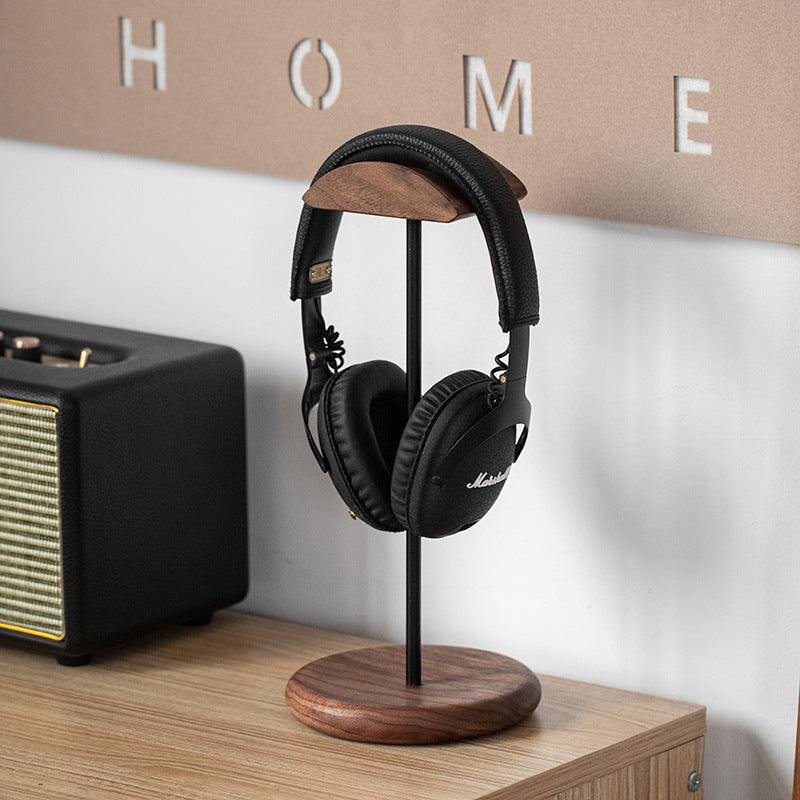 Walnut Wood Headphone Stand