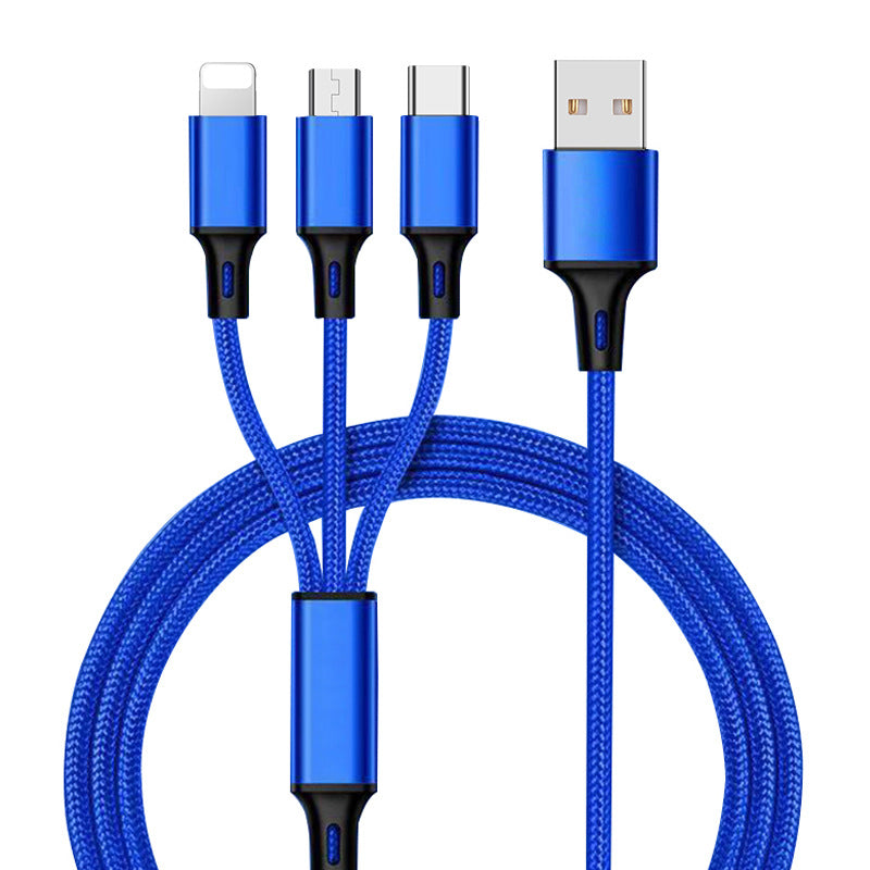 3-in-1 Braided Charging Cable