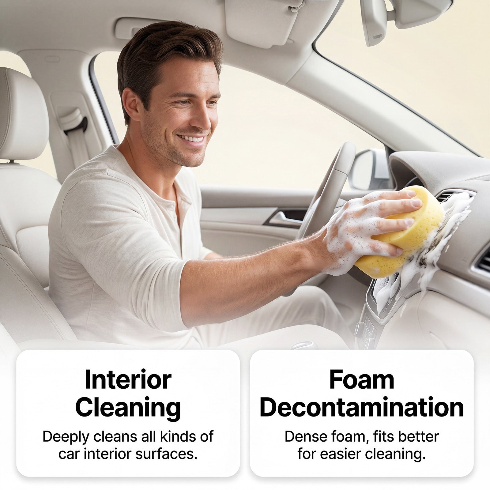 No-Scrub Car Interior Cleaner