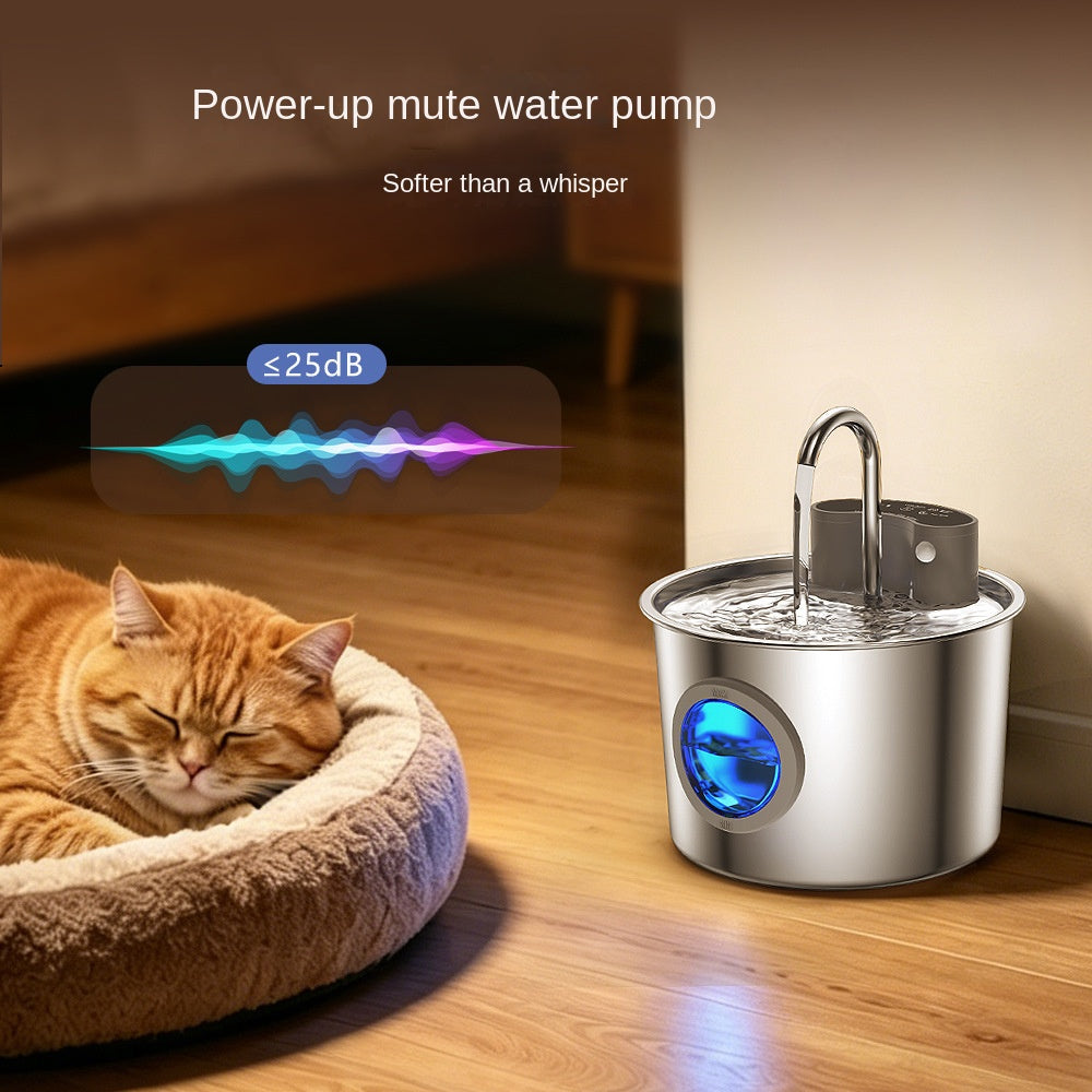 Smart Stainless Steel Pet Water Fountain