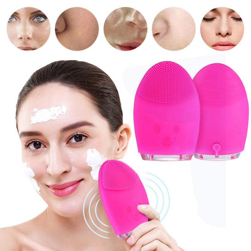 Waterproof Silicone Facial Cleansing Brush