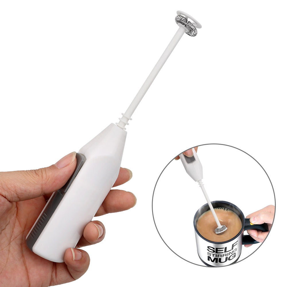 Handheld Electric Milk Frother & Egg Whisk