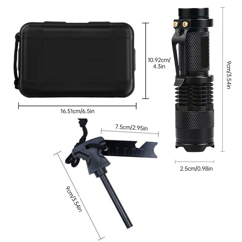 Outdoor Survival Kit with Emergency Tools
