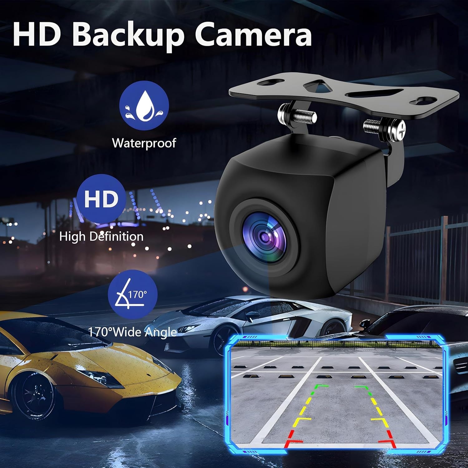 7" Portable Wireless CarPlay Screen