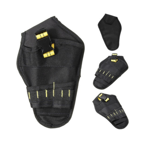 Heavy Duty Drill Holster Tool Belt Pouch Bit Holder Hanging Waist Bag