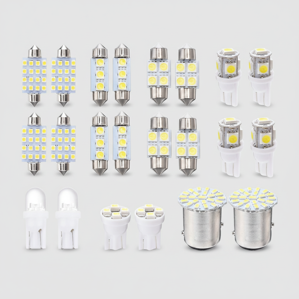 14-Piece T10 LED Interior Car Light Kit
