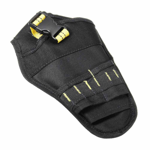 Heavy Duty Drill Holster Tool Belt Pouch Bit Holder Hanging Waist Bag