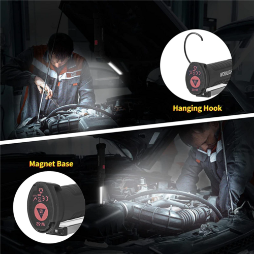 Rechargeable LED COB Work Light Mechanic Flashlight Lamp Magnetic Base
