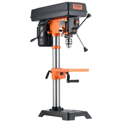10'' 5-Speed Benchtop Drill Press Cast Iron Drill Press 3.2A