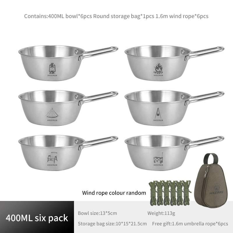 Camping Cookware & Tableware Set