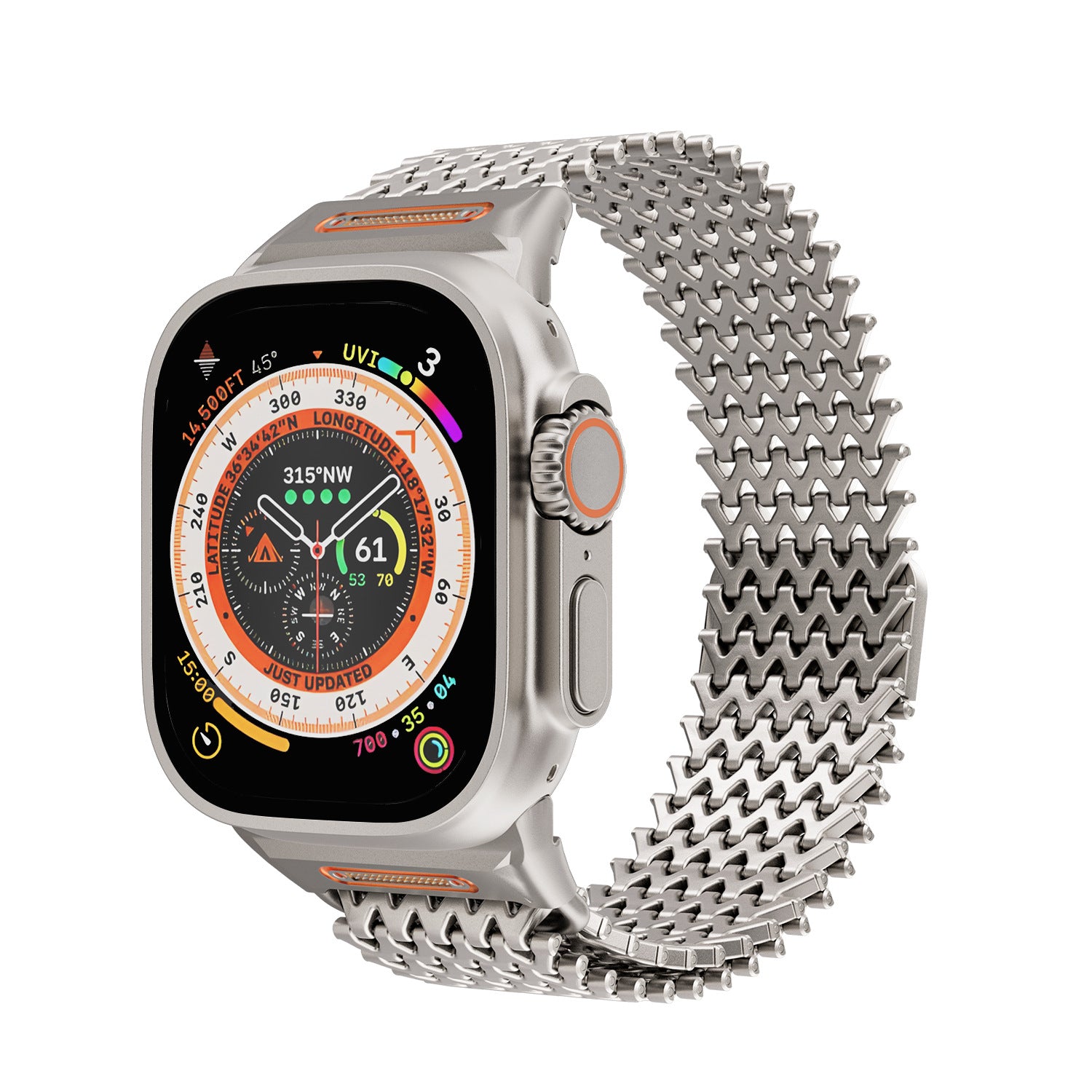 Magnetic Steel Link Band for Apple Watch