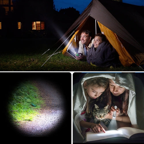 Mini Keychain Light Emergency Night Light Camping Flashlight Portable