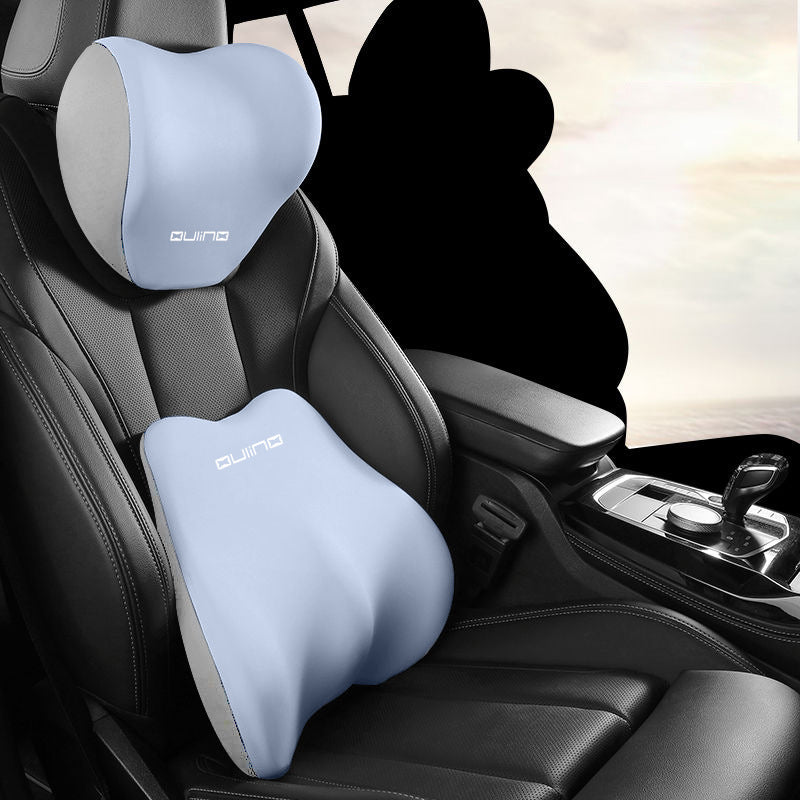 Car Neck Pillow & Lumbar Support Set