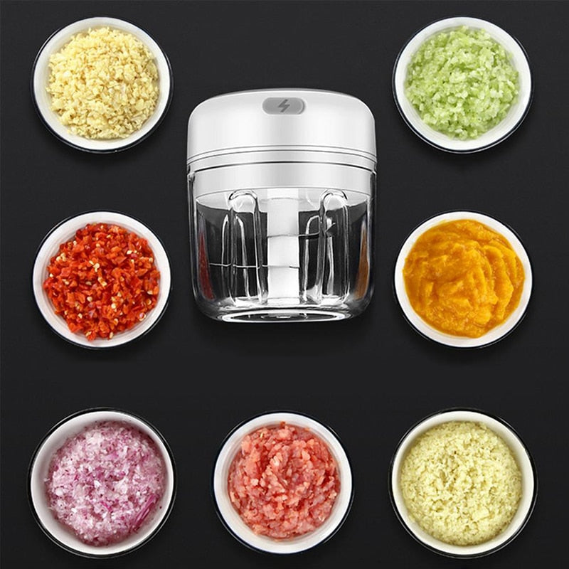 Cordless Electric Food Chopper – 100ml & 250ml