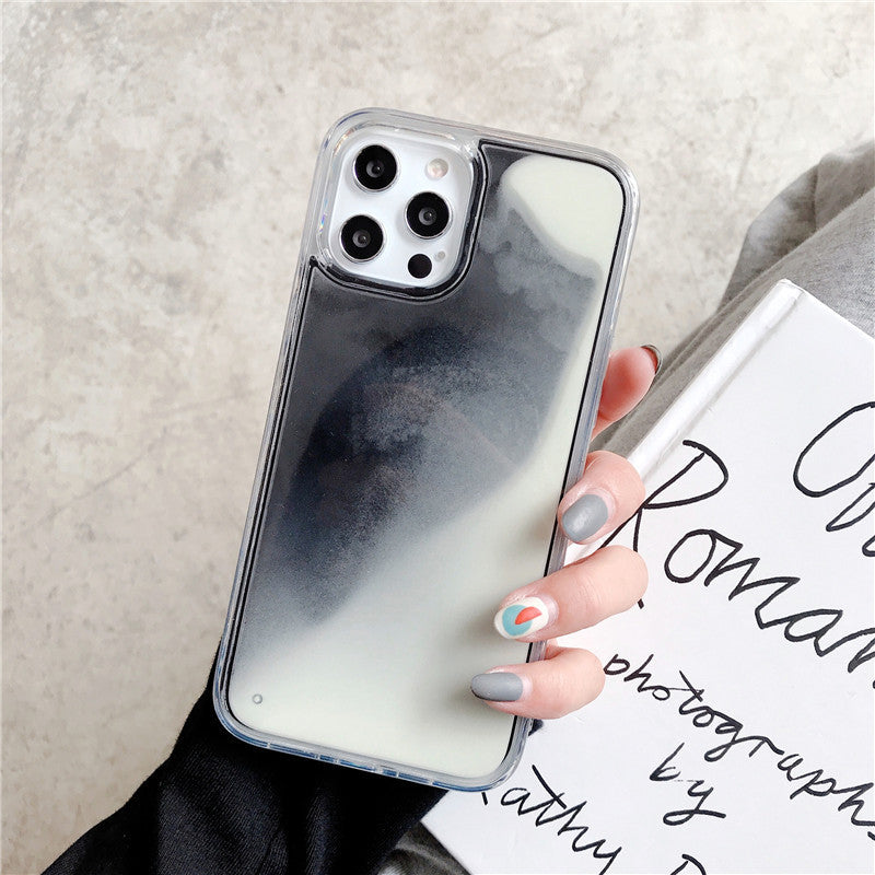 Glow-in-the-Dark Liquid Sand iPhone Case