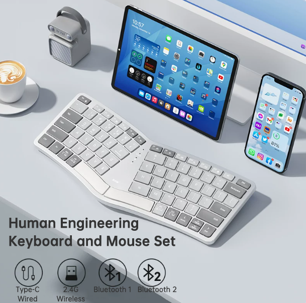 Wireless Ergonomic Split Keyboard