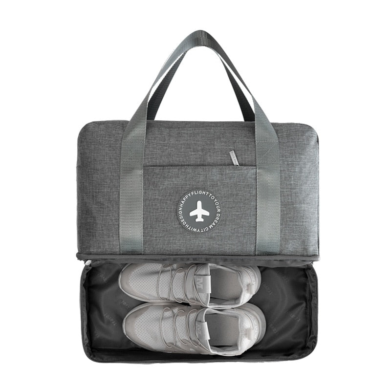 Waterproof Travel Duffle with Wet & Dry Compartments