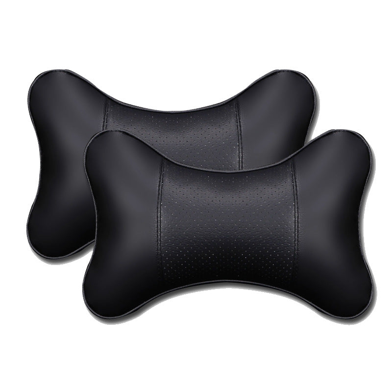 Perforated Leather Car Headrest Cushion