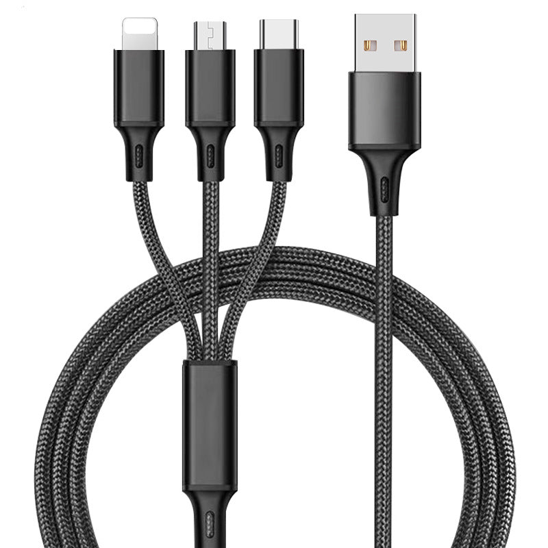 3-in-1 Braided Charging Cable