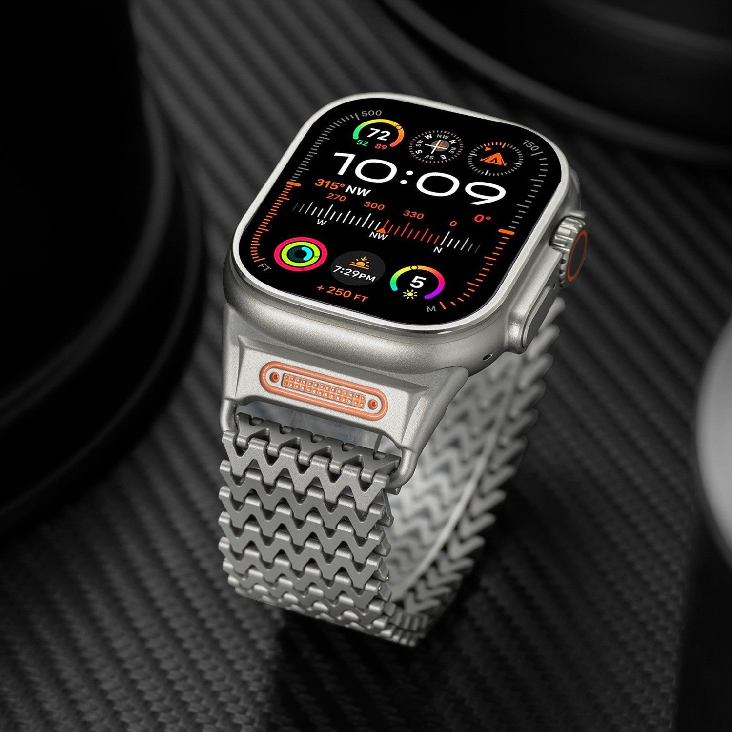 Magnetic Steel Link Band for Apple Watch