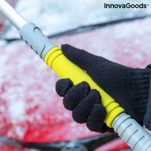 3-in-1 Telescopic Ice Scraper & Snow Brush