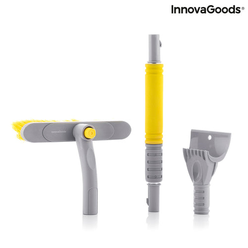 3-in-1 Telescopic Ice Scraper & Snow Brush