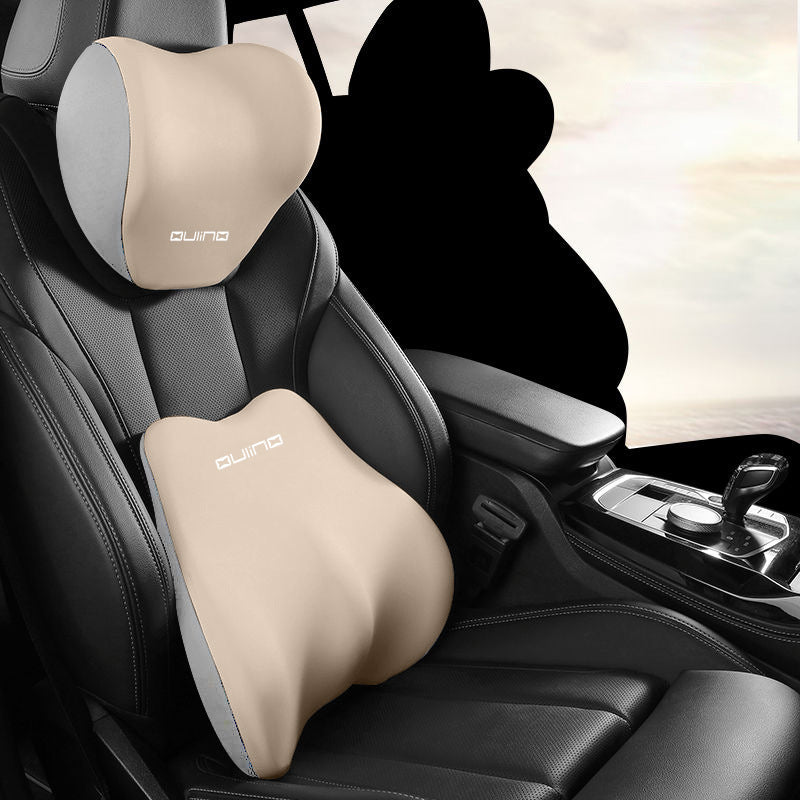 Car Neck Pillow & Lumbar Support Set