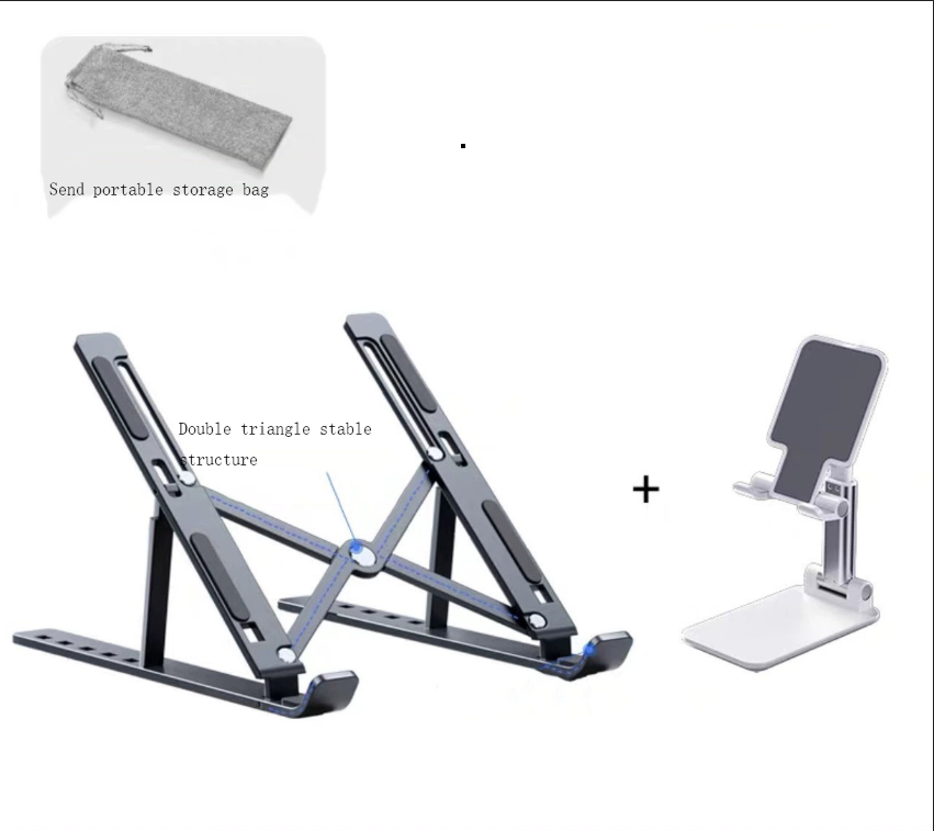 Foldable Aluminium Laptop Stand