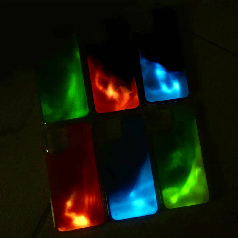 Glow-in-the-Dark Liquid Sand iPhone Case
