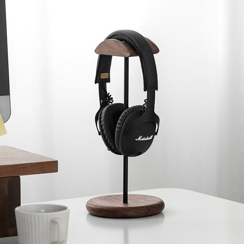Walnut Wood Headphone Stand