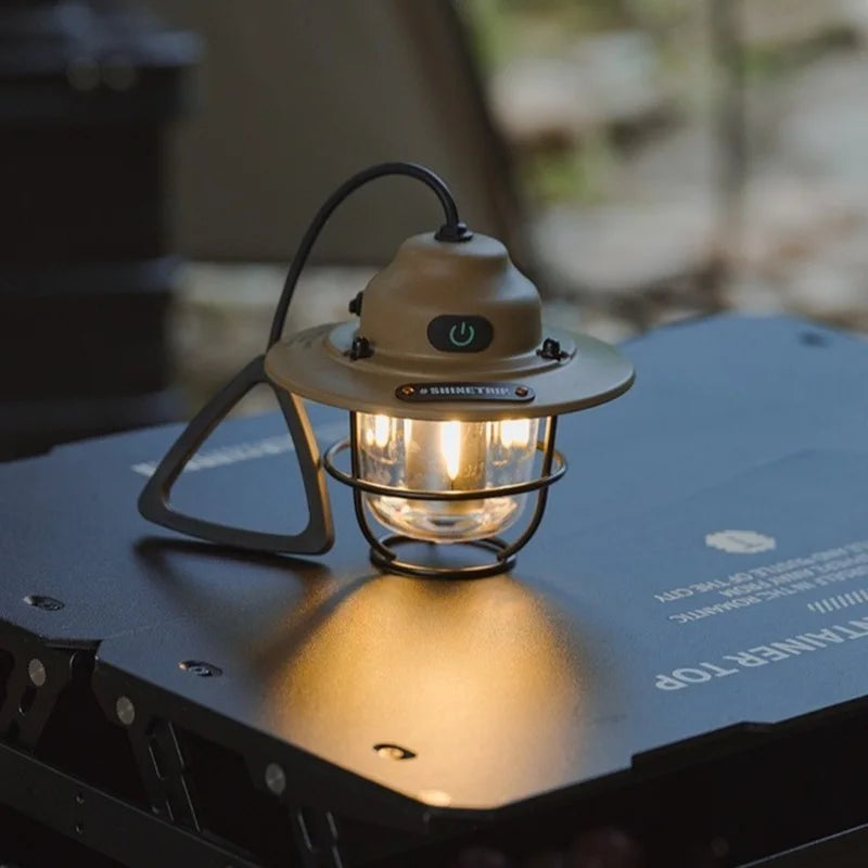Retro USB-C Camping Lantern