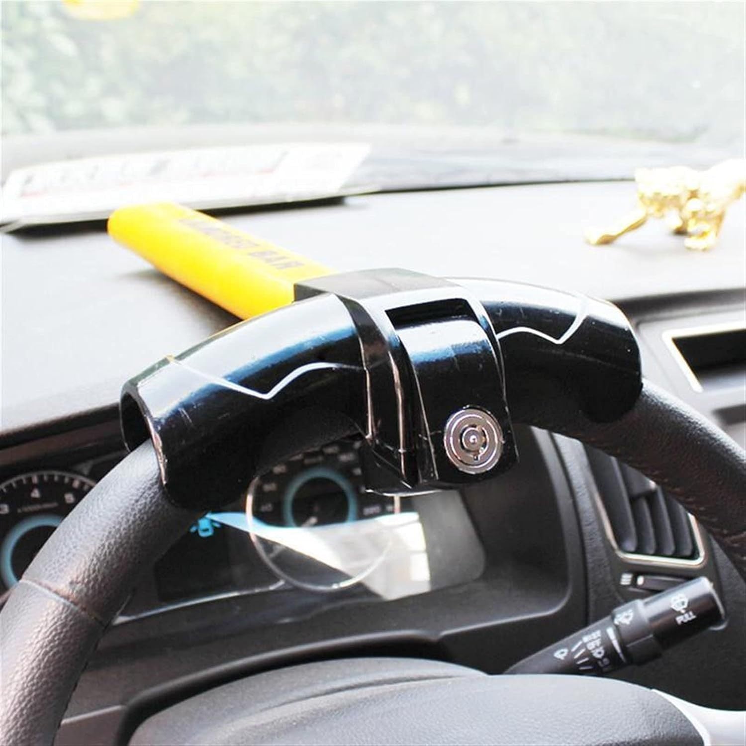 Steel Steering Wheel Anti-Theft Lock