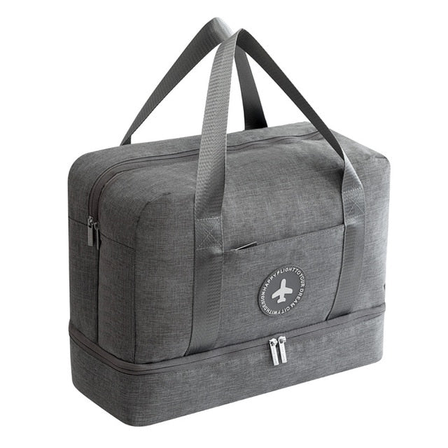 Waterproof Travel Duffle with Wet & Dry Compartments