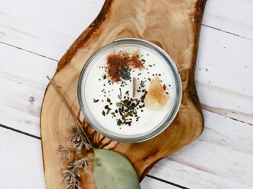 Hand-Poured Abundance Intention Candle