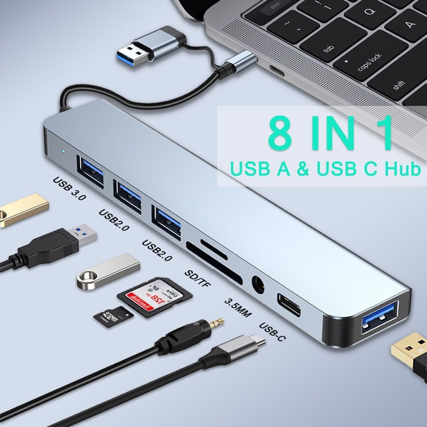 7-Port USB 3.0 Docking Hub