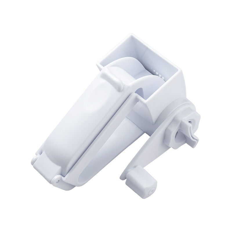 Handheld Rotary Cheese Grater with Stainless Steel Drum