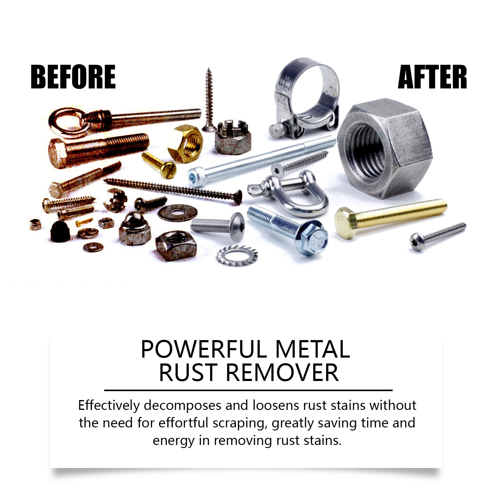 Rayhong Metal Rust Remover, Vehicle Cleaning Paint Tire Rust Remover And Rust Remover Curing Agent