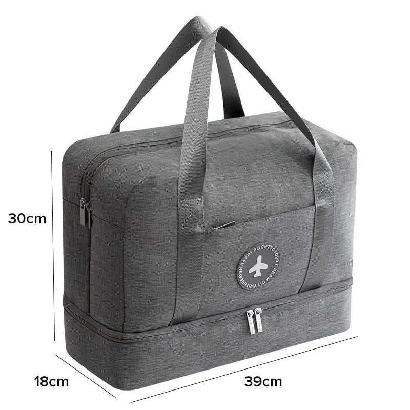 Waterproof Travel Duffle with Wet & Dry Compartments