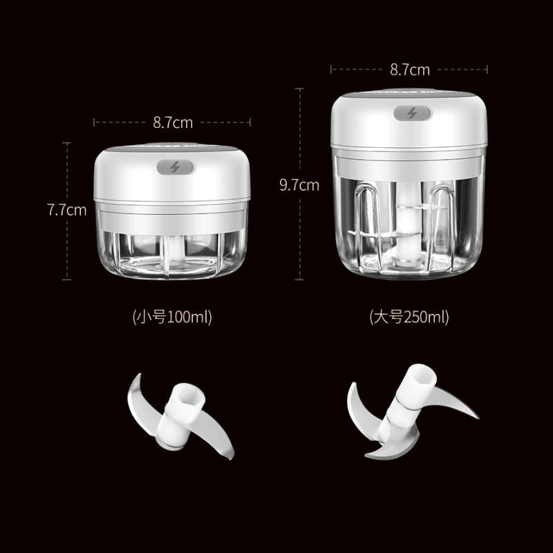 Cordless Electric Food Chopper – 100ml & 250ml