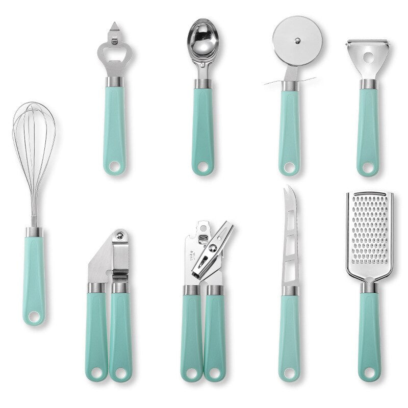 9-Piece Stainless Steel Kitchen Tool Set