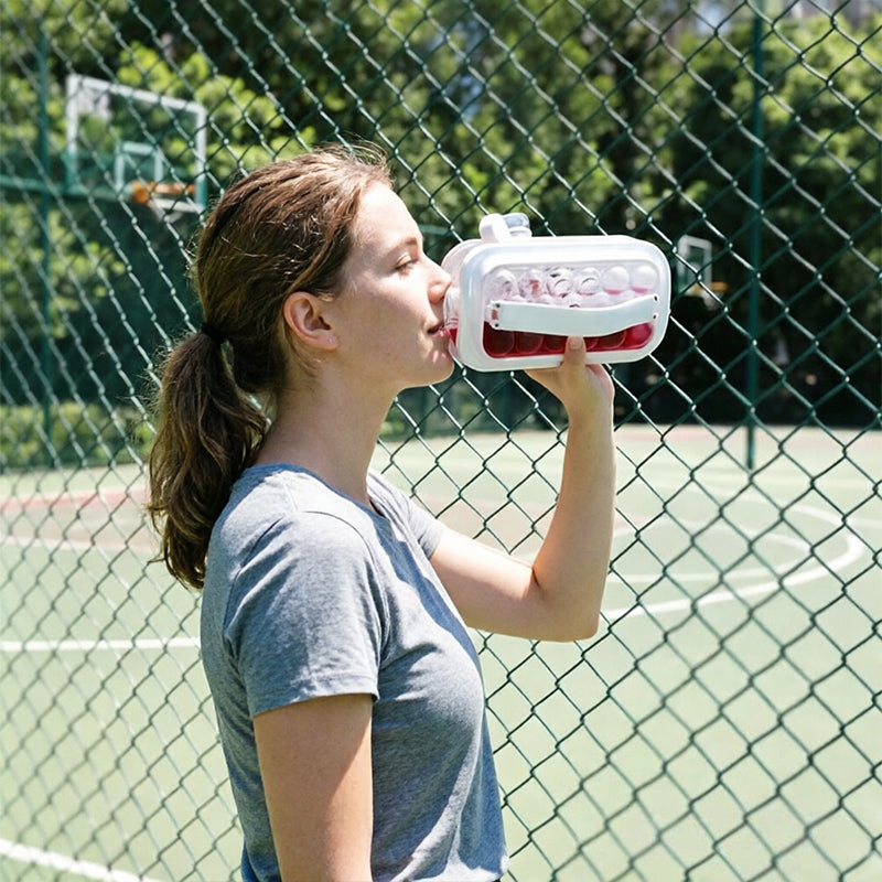 2-in-1 Folding Ice Ball Maker Bottle