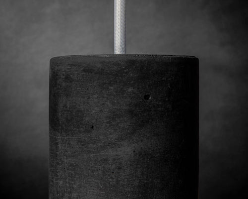 Concrete Pendant Light - Dark Gray