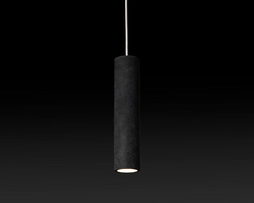 Concrete Pendant Light - Dark Gray