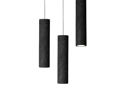 Concrete Pendant Light - Dark Gray