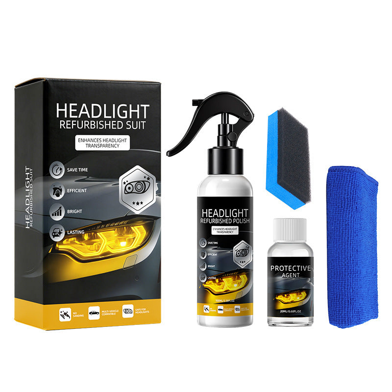 Headlight Restoration Kit with UV Protection