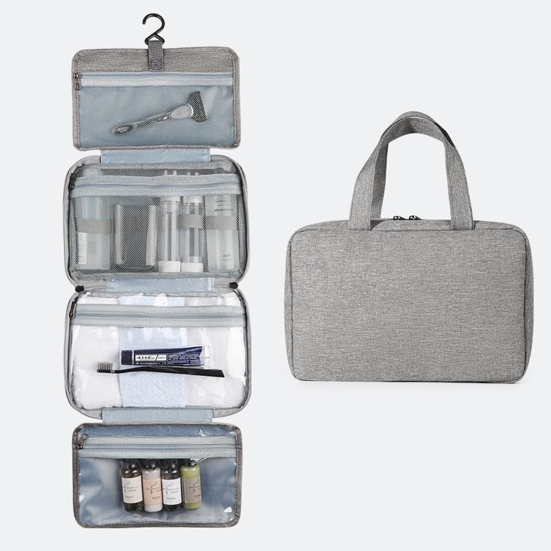 Four-Fold Hanging Toiletry Bag – Wet & Dry