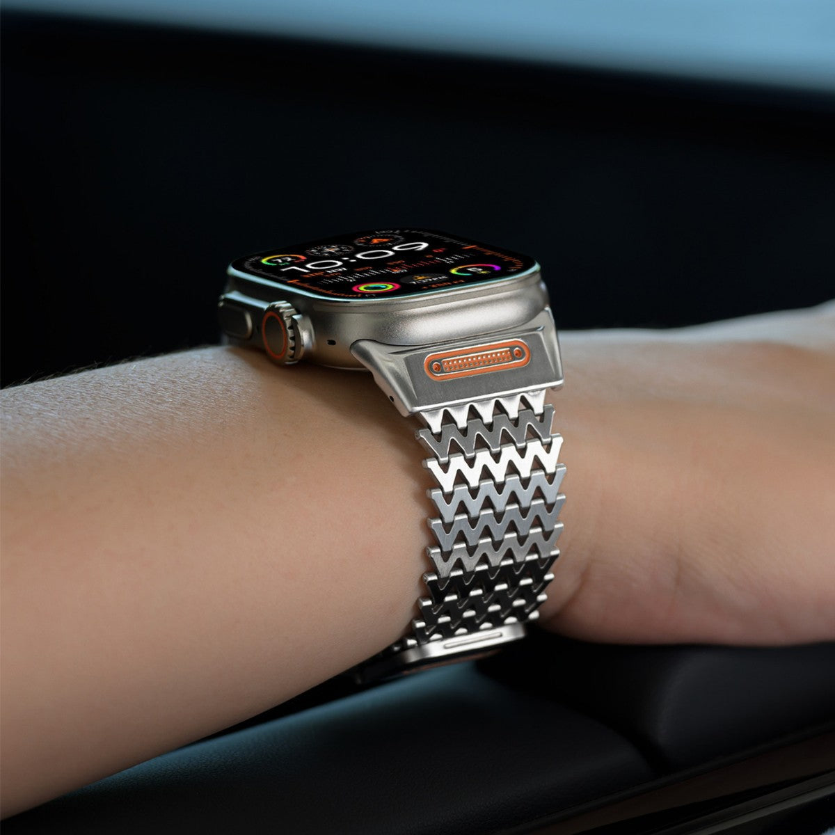 Magnetic Steel Link Band for Apple Watch