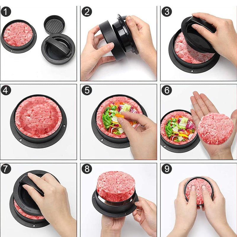 3-in-1 Burger & Meatball Press